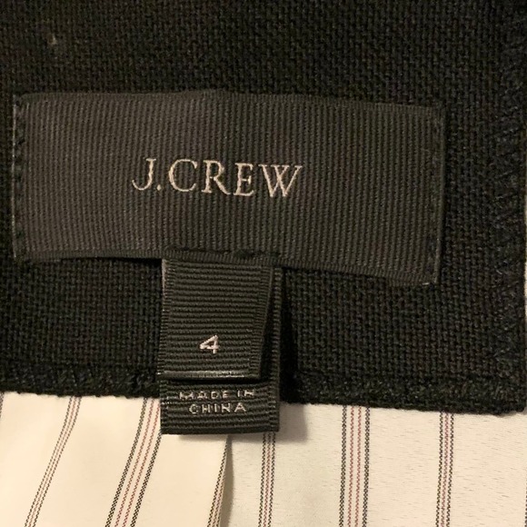 J. Crew Rhodes Italian Wool Blazer Sz 4 Women Academia Career C9131 Gold Buttons - Picture 6 of 16